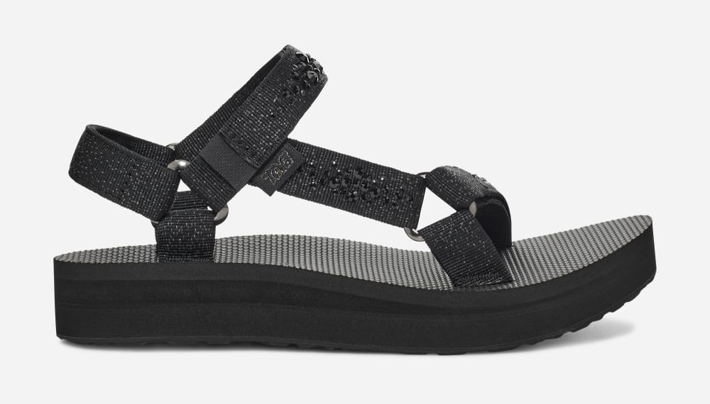 Teva Midform Universal Sandaler Dame Svarte | Norge-9143