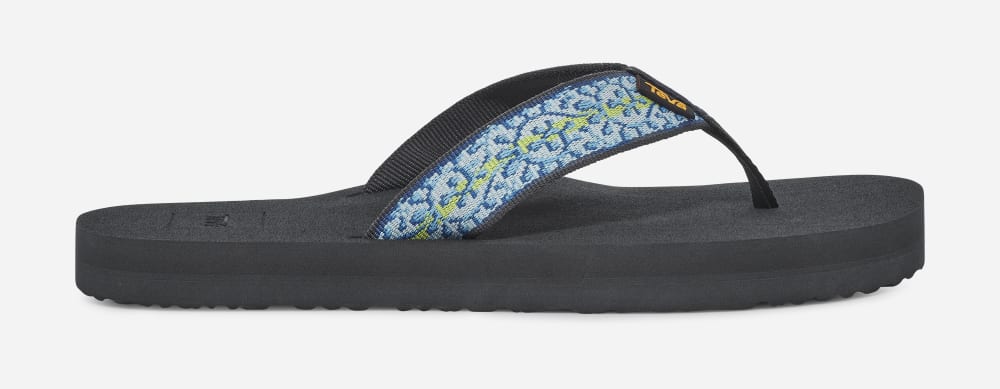 Teva Mush II Flip Flops Dame Blå | Norge-2391