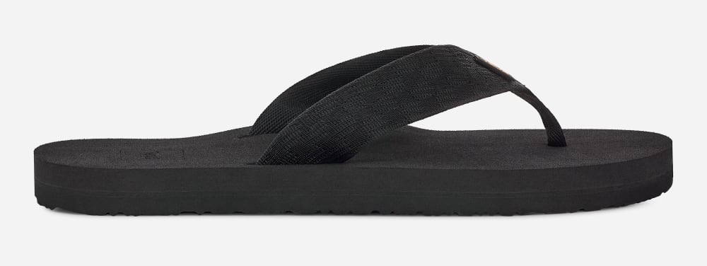 Teva Mush II Flip Flops Herre Mørke Rød Svarte | Norge-2856