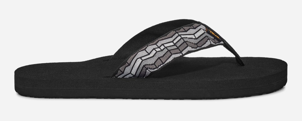 Teva Mush II Flip Flops Herre Svarte Grå | Norge-1463