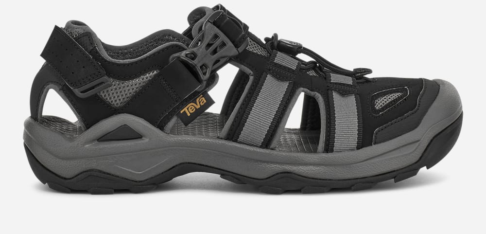 Teva Omnium 2 Tursandaler Herre Svarte | Norge-6250