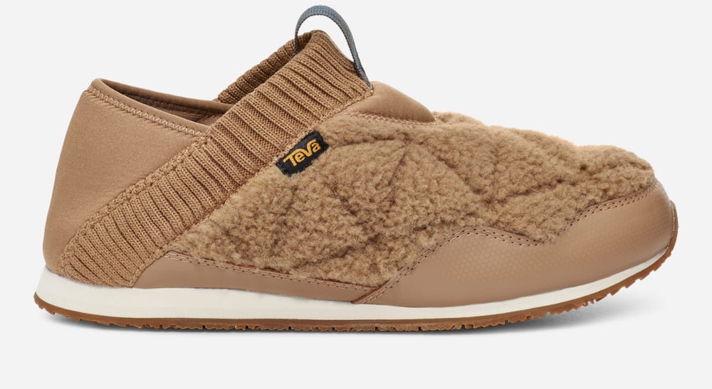 Teva ReEMBER FLEECE Slip On Dame Brune | Norge-3489