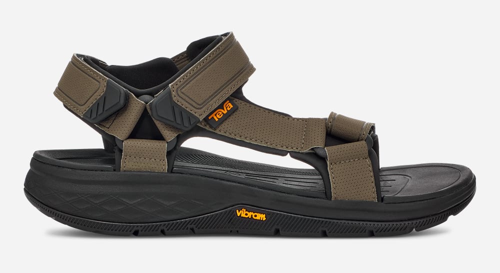 Teva Strata Universal Sandaler Herre Mørke Olivengrønne | Norge-0936