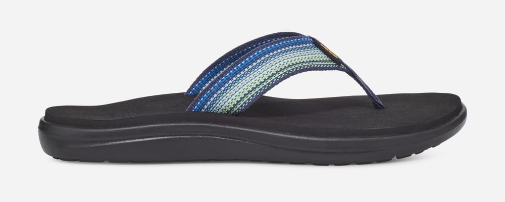 Teva Voya Flip Flops Dame Marineblå Multicolor | Norge-8145