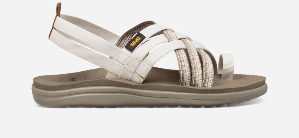 Teva Voya Strappy Sandaler Dame Hvite | Norge-6312