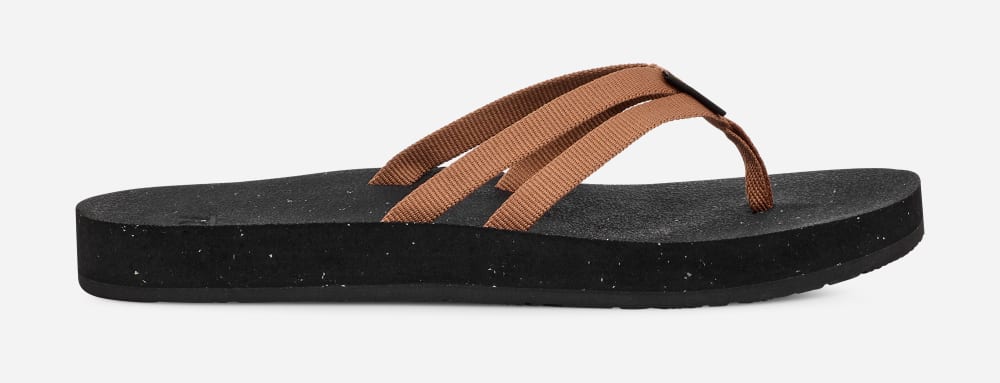 Teva W Reflip Strappy Flip Flops Dame Brune | Norge-4625