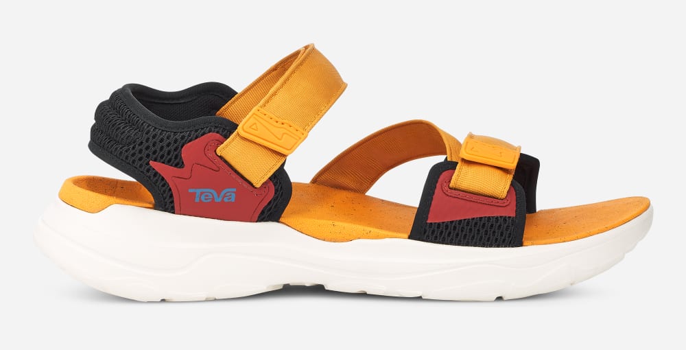 Teva Zymic Sandaler Herre Gull Oransje | Norge-9087